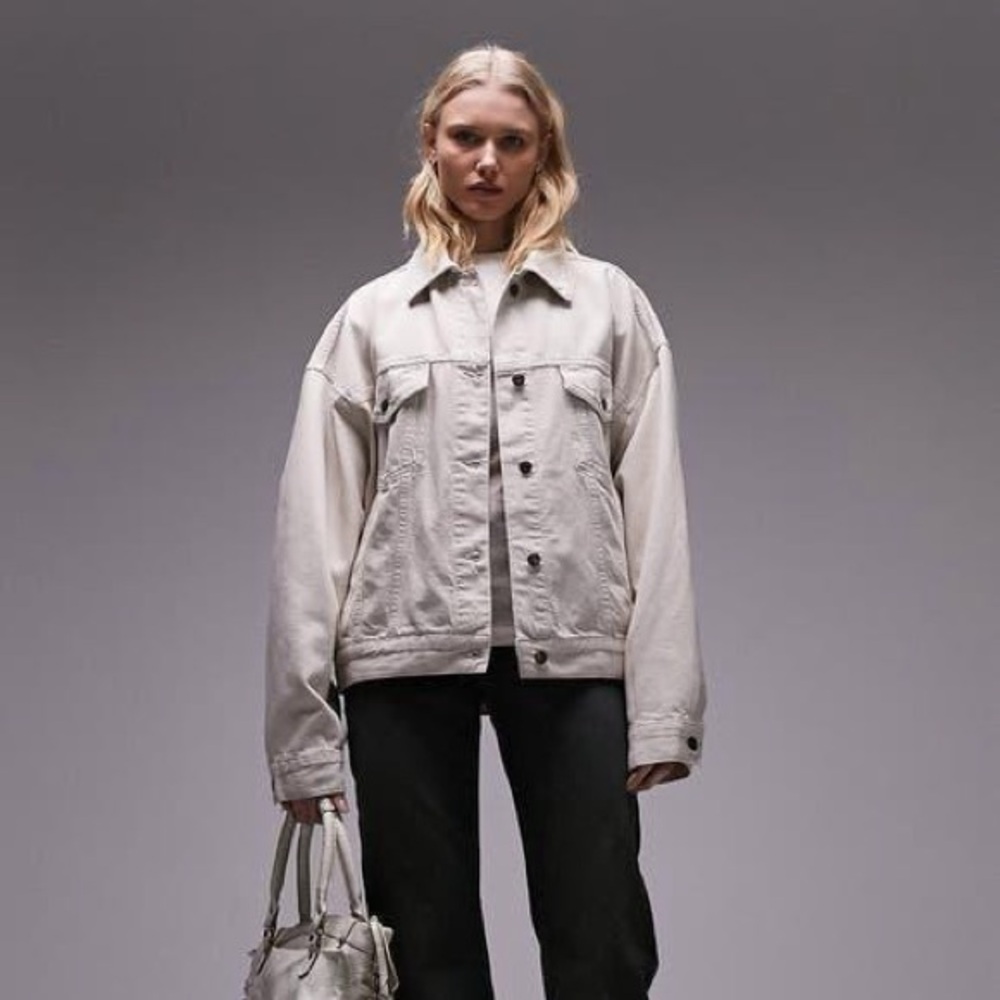 TOPSHOP | Moto Denim Jacket Sz US 6